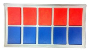 Star Wars Imperial Officer Ranking Bar - Red and Blue x 5 - Vice-Admiral