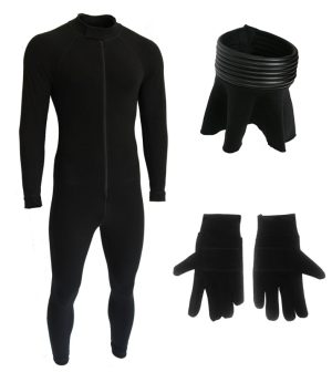 Stormtrooper Accessory Bundle - Bodysuit, Neck Seal, Gloves