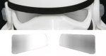 Stormtrooper Helmet Lenses - Mirror Film - Silver