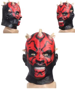 Star Wars Darth Maul Latex Costume Mask