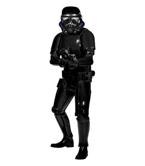 Star Wars Shadowtrooper Costume Armour, Complete Package with Helmet and Accessories, Ready to Wear