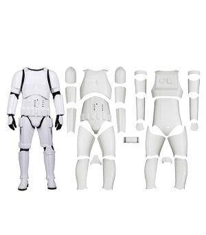Star Wars Stormtrooper Armour Costume – Fully Strapped – Ready to Wear – No Helmet - No Accessories