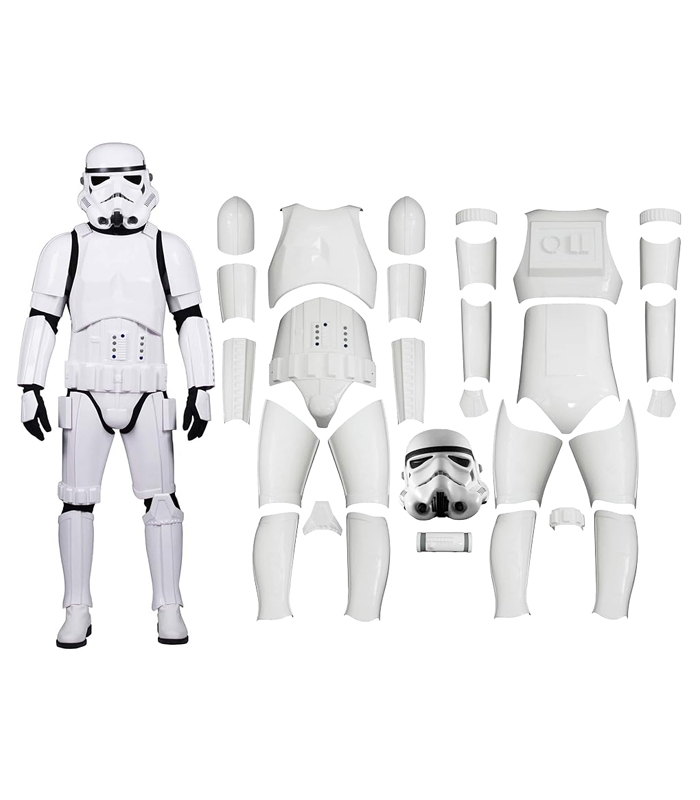 Star Wars Stormtrooper Armour Costume with Helmet – Fully Strapped – Ready to Wear – No Accessories