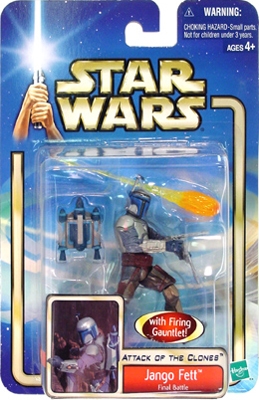 Star Wars Action Figures - Jango Fett Final Battle - with Firing Gauntlet