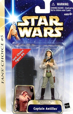 Star Wars Action Figures - Captain Antilles Fans Choice No5 - A New Hope - Saga Collection