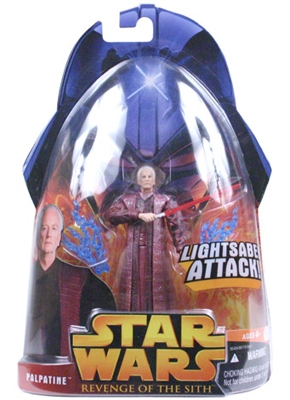 Star Wars Action Figure - Palpatine (Lightsaber Attack)