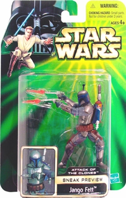 Star Wars Action Figures - Jango Fett Sneak Preview - Power of the Jedi