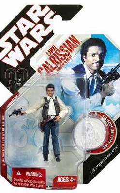 Star Wars Action Figure - Lando Calrissian Action Figure with Exclusive Collector Coin - 30th Anniversary