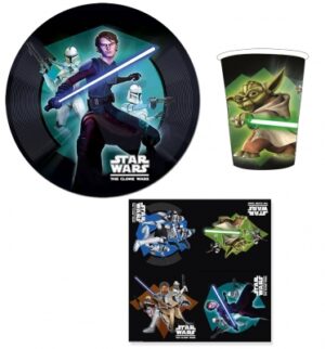 Star Wars Party Supplies Bundle - Cups Plates and Napkins