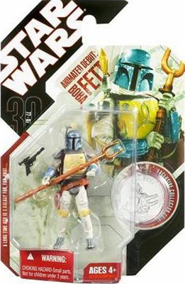 Star Wars Action Figure - Animated Debut: Boba Fett with Exclusive Collector Coin - 30th Anniversary