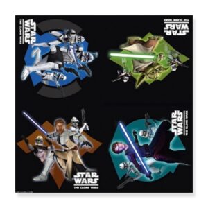Star Wars Party Supplies - Clone Wars Napkins - Set of 16
