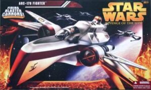 Star Wars Vehicle - ARC-170 Fighter - with Firing Blaster Cannons - ROTS
