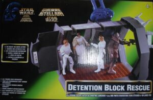 Star Wars Action Figure - Star Wars Detention Block Rescue with Opening Escape Hatch and Shooting Launcher
