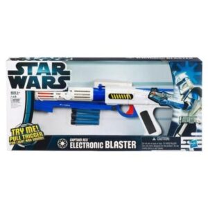 Star Wars Captain Rex Electronic Blaster with Foam Dart Firing Action