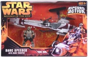 Star Wars Action Figure / Vehicle - Barc Speeder - with Barc Trooper - Beautiful Star Wars Vehicle
