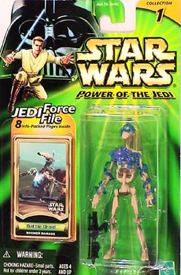 Star Wars Action Figures - Battle Droid Boomer Damage - Power of the Jedi