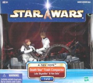 Star Wars Action Figures - Star Wars Death Star Trash Compactor with Luke Skywalker and Han Solo 1 of 2