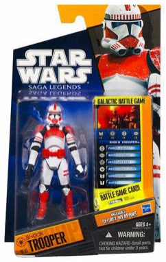 Star Wars Action Figure - Saga Legends 2011 - Shock Trooper
