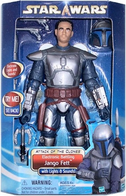 Star Wars 12 inch Figure - Electronic Battling Jango Fett with Lights and Sounds