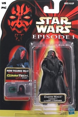 Star Wars Action Figure - Darth Maul Tatooine - Episode 1 - with CommTech Chip