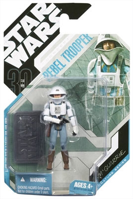 Star Wars Action Figure - 30th Concept Rebel Trooper McQuarrie - Exclusive Collector Coin - 30th Anniversary