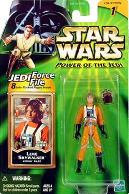 Star Wars Action Figures - Luke Skywalker X-Wing Pilot - Power of the Jedi