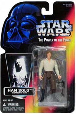 Star Wars Action Figure - Han Solo in Carbonite Block