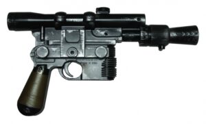 Custom Painted and Weathered Replica Han Solo Blaster DL-44 - Fantastic Example