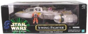 Star Wars Y-Wing Fighter Vehicle includes unique Rebel Alliance Pilot Rare