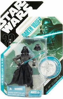 Star Wars Action Figure - Ralph McQuarrie Signature Series Concept Darth Vader with Exclusive Collector Coin - 30th Anniversary