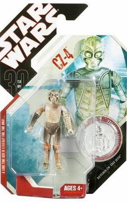 Star Wars Action Figure - CZ-4 with Exclusive Collector Coin - 30th Anniversary