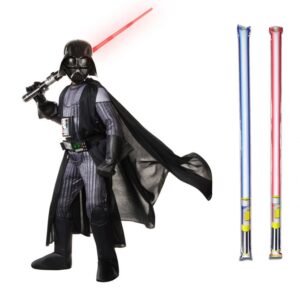 Star Wars Costume Super Deluxe Child - Darth Vader - WITH x2 FREE LIGHTSABERS