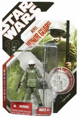 Star Wars Action Figure - Rebel Honor Guard Figure A New Hope with Exclusive Collector Coin - 30th Anniversary