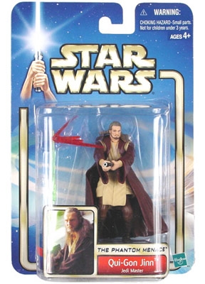 Star Wars Action Figures - Qui-Gon Jinn Jedi Master - The Phantom Menace - Saga Collection