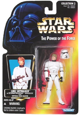 Star Wars Action Figure - Luke Skywalker - in Stormtrooper Disguise with Imperial Issue Blaster