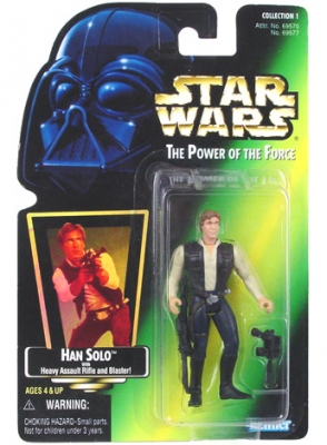 Star Wars Action Figure - Han Solo - with Heavy Assault Rifle and Blaster