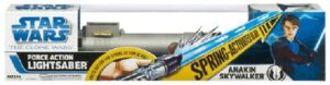 Star Wars Anakin Skywalker Clone Wars Force Action Lightsaber - Blue - Light - Sound - Trigger - NEW