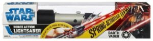 Star Wars Darth Vader Clone Wars Force Action Lightsaber - Red - Light - Sound - Trigger - NEW