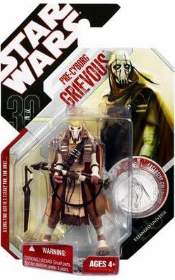 Star Wars Action Figure - Pre-Cyborg Grievous with Exclusive Collector Coin - 30th Anniversary