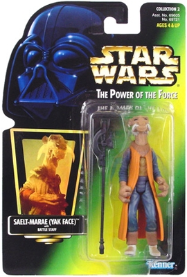 Star Wars Action Figure - Saelt-Marae - Yak Face with Blaster Staff