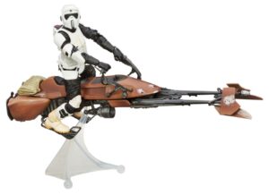 Star Wars Action Figure - Speeder Bike and Biker Scout - Black Series 2014