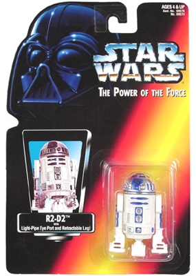 Star Wars Action Figure - R2-D2 - with Light Pipe Eye Port and Retractable Leg