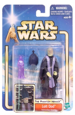 Star Wars Action Figures - Lott Dod Neimoidian Senator - The Phantom Menace - Saga Collection