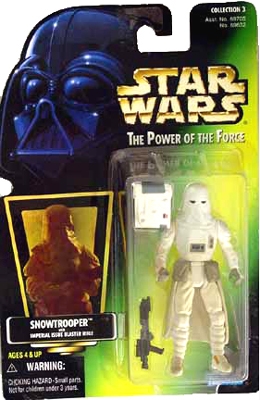 Star Wars Action Figure - Snowtrooper with Imperial Issue Blaster Rifle - Hologram