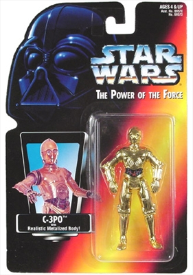 Star Wars Action Figure - C-3PO with Realistic Metalized Body