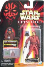 Star Wars Action Figure - Naboo Royal Guard with Blaster Pistol - CommTech Chip