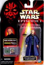 Star Wars Action Figure - Senator Palpatine with Senate Cam Droid - CommTech Chip