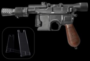 SPECIAL OFFER - HAND MADE - Han Solo DL-44 Blaster Prop with FREE STAND