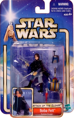 Star Wars Action Figures - Boba Fett Kamino Escape - Attack of the Clones - Saga Collection