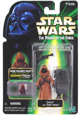 Star Wars Action Figure - Jawa and Gonk Droid - with CommTech Chip